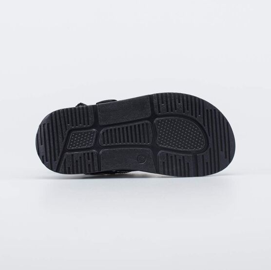 521060-11 Пляжные сандалии-трансформеры для девочки черный + белый фото №3