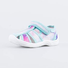 221135-11 Текстильные сандалии Тай-дай для девочки разноцветный