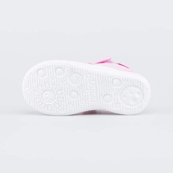 221149-12 Текстильные сандалии Единорожка для девочки розовый фото №3