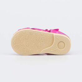 221162-71 Текстильная обувь для малышей Бабочки для девочки фуксия фото №3