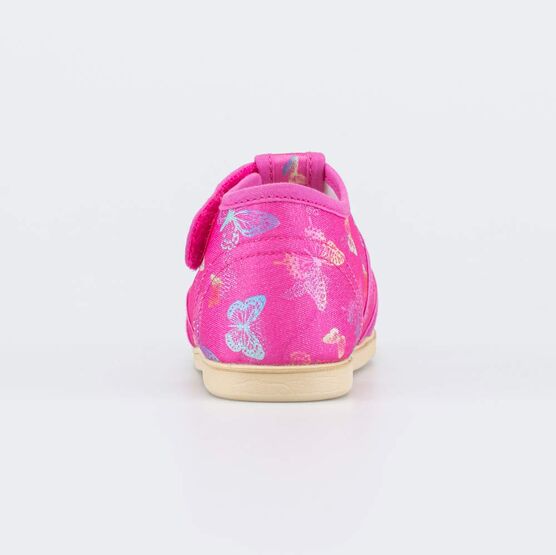 221162-71 Текстильная обувь для малышей Бабочки для девочки фуксия фото №5