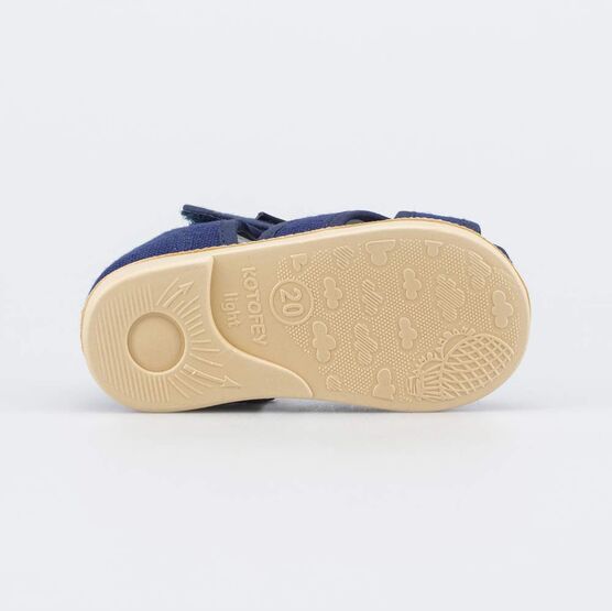 221163-71 Текстильная обувь для малышей для мальчики синий фото №3