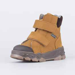 352374-42 Зимние ботинки на липучках для мальчика для мальчики коричневый