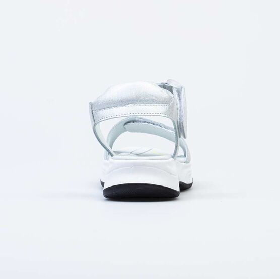 722035-21 Босоножки для девочки из натурального нубука для девочки серебрист. фото №5