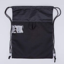 02808231-40 Мешок для обуви Мягкий котик КК для девочки черный + розовый фото №2