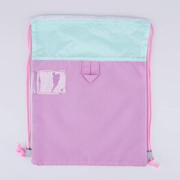 02808232-40 Мешок для обуви Милашка КК для девочки розовый + голубой фото №2