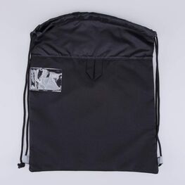 02808233-40 Мешок для обуви Сердечки черный для девочки черный фото №2