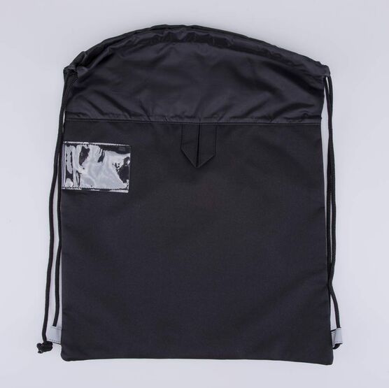 02808233-40 Мешок для обуви Сердечки черный для девочки черный фото №2