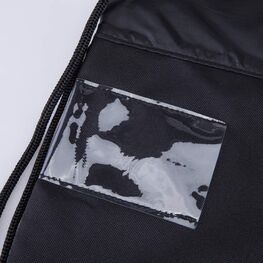 02808233-40 Мешок для обуви Сердечки черный для девочки черный фото №4