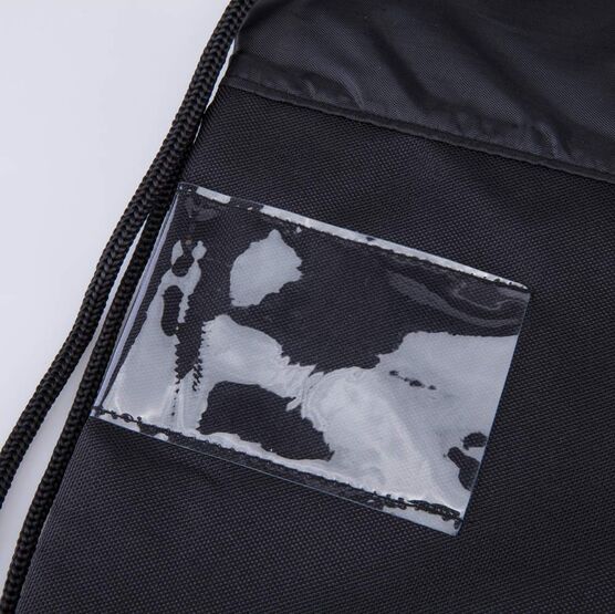 02808233-40 Мешок для обуви Сердечки черный для девочки черный фото №4