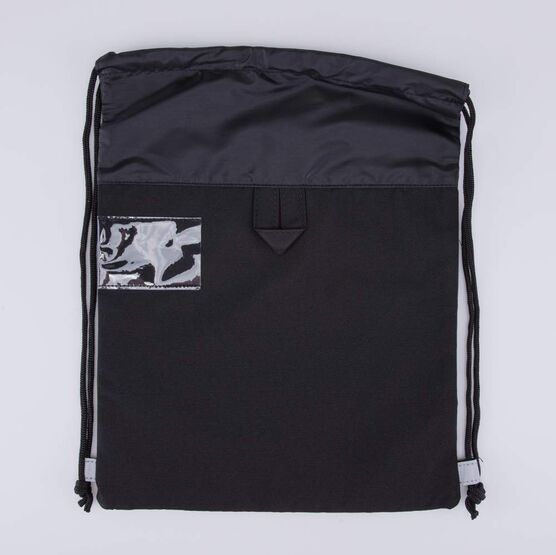 02808237-40 Мешок для обуви Стикеры черный для девочки черный фото №2