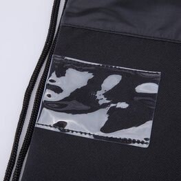 02808237-40 Мешок для обуви Стикеры черный для девочки черный фото №4