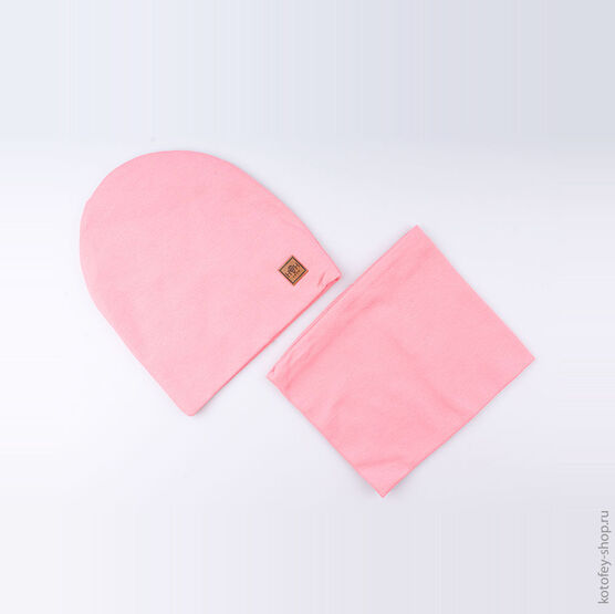 07011071-40 Шапка двухслойная детская коралловая для универсальные коралл