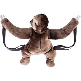 02003078-00 Плюшевый рюкзак Ленивец для универсальные коричневый фото №2