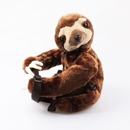 02003078-00 Плюшевый рюкзак Ленивец для универсальные коричневый