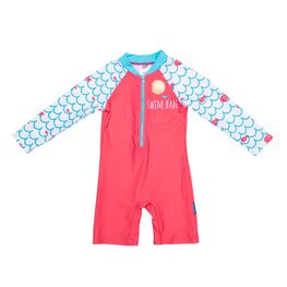 07852025-40 Комбинезон купальный Коралл для девочки коралл