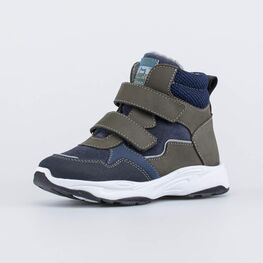 352349-35 Кожаные ботинки на весну/осень для мальчики синий