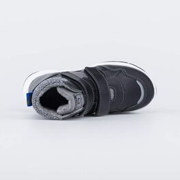 552283-33 Кожаные ботинки на весну/осень для мальчики черный фото №4