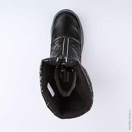 764917-41 Мембранные сапожки для девочки черный фото №4