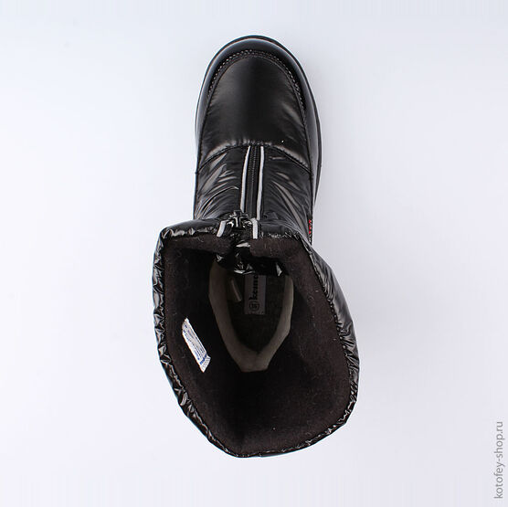 764917-41 Мембранные сапожки для девочки черный фото №4