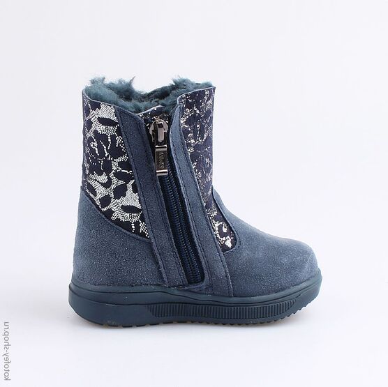 162056-42 Сапожки для девочки светло-синий фото №2