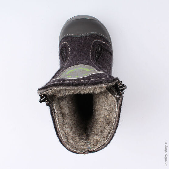 167042-42 Валенки для мальчики черный фото №4