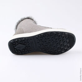 657002-42 Валенки для девочки серый фото №3