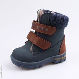 152185-54 Сапожки для мальчики син-кор