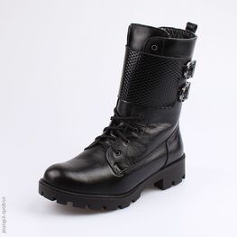 752100-51 Сапожки для девочки черный