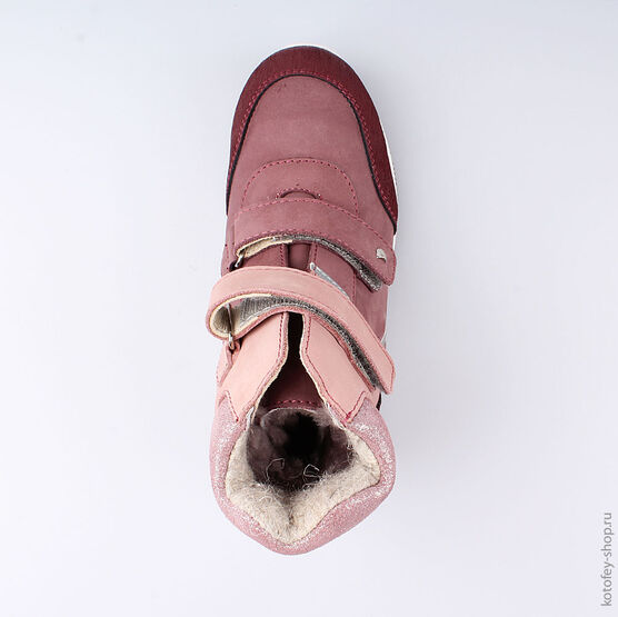 552131-52 Сапожки для девочки розовый фото №4