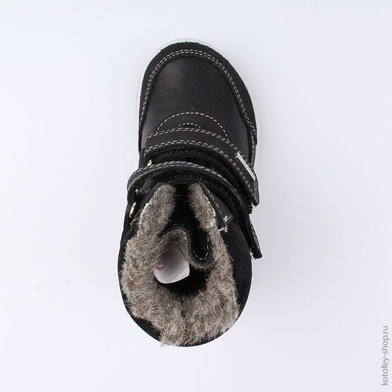 252122-42 Зимние ботинки для мальчика для мальчики черный фото №4