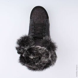 657002-41 Валенки для девочки черный фото №4