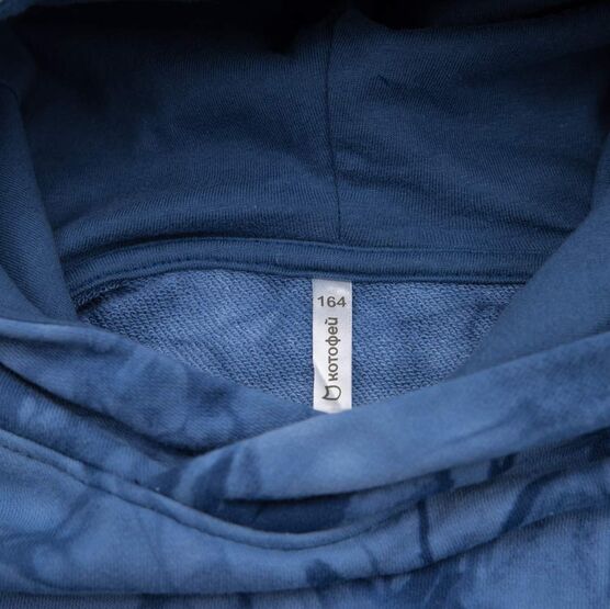 07707001-40 Толстовка (худи), синий для мальчики синий фото №3