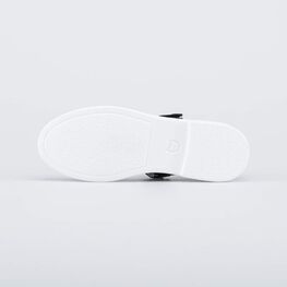 632352-22 Кожаные туфли для школы Сердечки для девочки черный фото №3