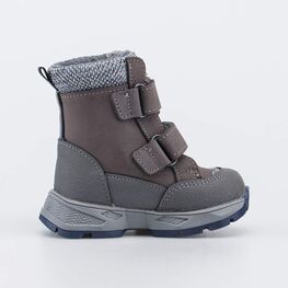 152376-42 Зимние ботинки для малыша для мальчики серый фото №2