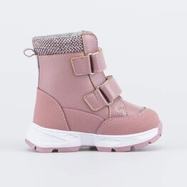 152377-42 Зимние ботинки для малышки для девочки розовый фото №2