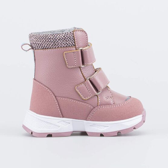 152377-42 Зимние ботинки для малышки для девочки розовый фото №2