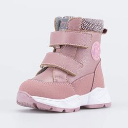 152377-42 Зимние ботинки для малышки для девочки розовый