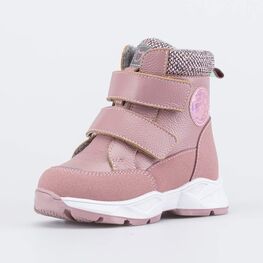 352397-42 Зимние ботинки для девочки-дошкольницы для девочки розовый