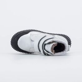 452132-42 Зимние ботинки на липучках для девочки серебрист. фото №4