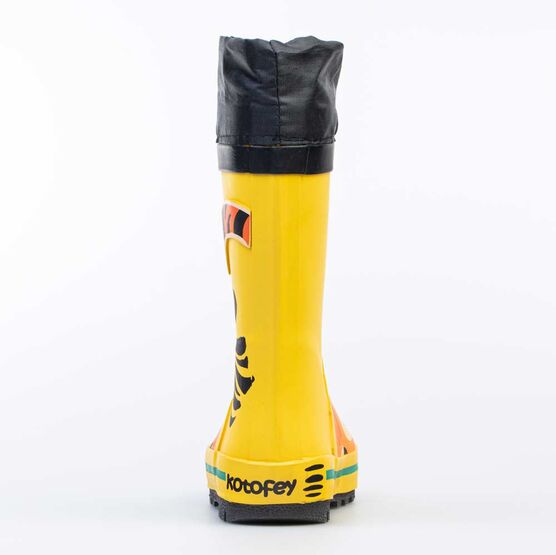 366226-11 Резиновые сапоги для мальчики чер-жел фото №5