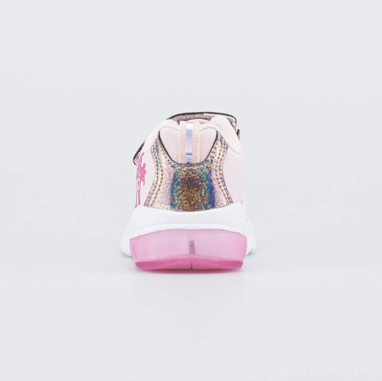 144231-71 Светящиеся кроссовки для девочки с LED и Softshell для девочки розовый фото №5
