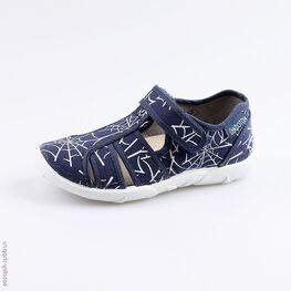 421048-11 Сандалии текстильные для мальчики светло-синий