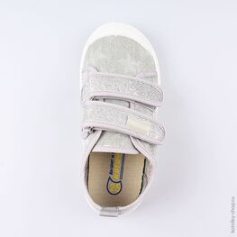 331125-12 Кеды для девочки серебрист. фото №4