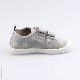 331125-12 Кеды для девочки серебрист. фото №2