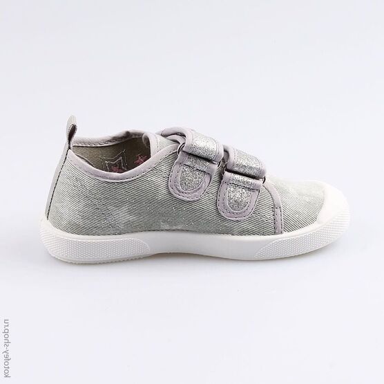 331125-12 Кеды для девочки серебрист. фото №2