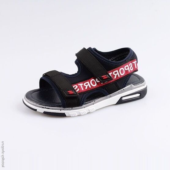 621003-71 Сандалии для мальчика для мальчики син-кра