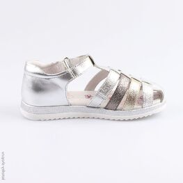 524053-22 Босоножки для девочки серебрист. фото №2