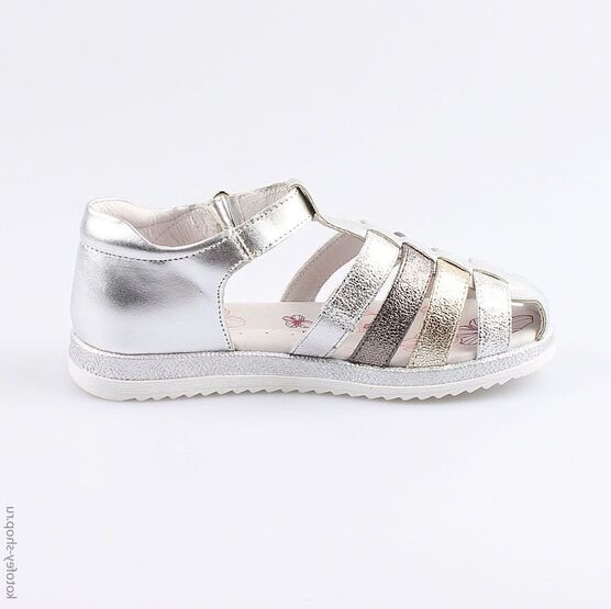 524053-22 Босоножки для девочки серебрист. фото №2