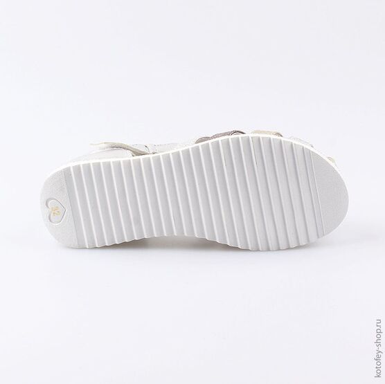 524053-22 Босоножки для девочки серебрист. фото №3